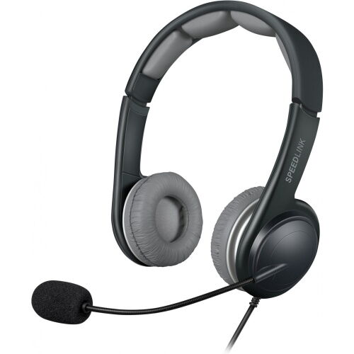 Наушники Speedlink Sonid Stereo Black/Grey (SL-870002-BKGY) фото в интернет магазине WiseSmart.com.ua