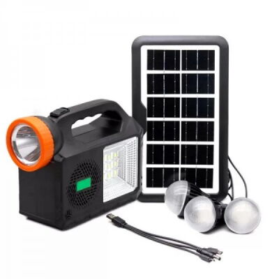 Многофункциональный LED фонарь Gdtimes портативная станция с солнечной батареей GD-102 фото в интернет магазине WiseSmart.com.ua