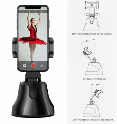 Смарт держатель смартфона Apai SMART 360° с датчиком отслеживания движения умный штатив для блогеров фото в интернет магазине WiseSmart.com.ua