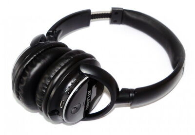 Беспроводные Bluetooth стерео наушники Atlanfa AT-7612 с MP3 плеером и FM радиоприемником Черный (258551) фото в интернет магазине WiseSmart.com.ua