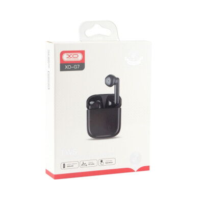 Беспроводные наушники XO G7 TWS Type C Bluetooth V5.3 25/300mAh 4h Black фото в интернет магазине WiseSmart.com.ua