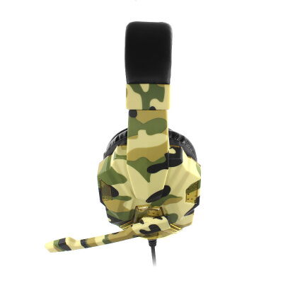 Проводная гарнитура наушники с микрофоном для геймеров SOYTO SY830MV Camouflage Yellow фото в интернет магазине WiseSmart.com.ua