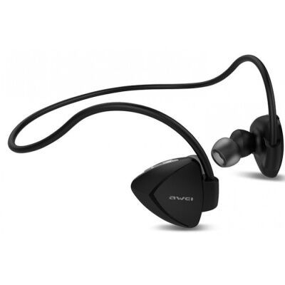 Спортивные Bluetooth наушники Awei A840BL Чёрные фото в интернет магазине WiseSmart.com.ua