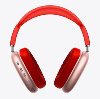 Полноразмерные беспроводные Bluetooth наушники-гарнитура с аккумулятором Macaron MP90 с MP3 плеером/AUX/microSD Красные фото в интернет магазине WiseSmart.com.ua