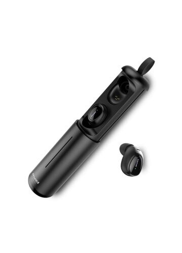 Наушники беспроводные вакуумные Awei T5 Bluetooth с микрофоном Black (aweit5bl) фото в интернет магазине WiseSmart.com.ua