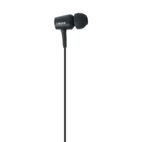 Проводные наушники вакумные с микрофоном Celebrat 3.5 mm G1 1.2 m Black фото в интернет магазине WiseSmart.com.ua