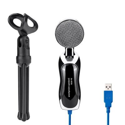 Конденсаторный микрофон (1.5м) USB с шумоподавлением Soncm SF-922B USB + штатив фото в интернет магазине WiseSmart.com.ua