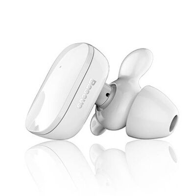 Беспроводные Bluetooth наушники Baseus Encok W02 со встроенным микрофоном NGW02-02 Белые (7607146182) фото в интернет магазине WiseSmart.com.ua