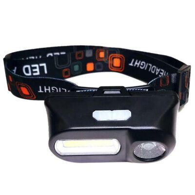 Налобный фонарь аккумуляторный Bailong BL-1804A COB XPE Черный фото в интернет магазине WiseSmart.com.ua