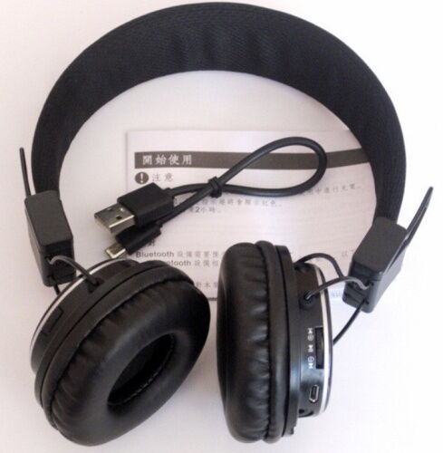 Беспроводные Bluetooth наушники Atlanfa AT-7611 Черные (300436) фото в интернет магазине WiseSmart.com.ua