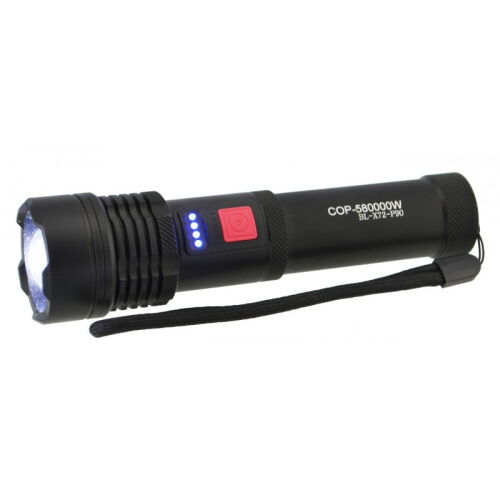 Тактический фонарь Bailong POLICE BL-X72-P90 фонарик 5 режимов Black фото в интернет магазине WiseSmart.com.ua