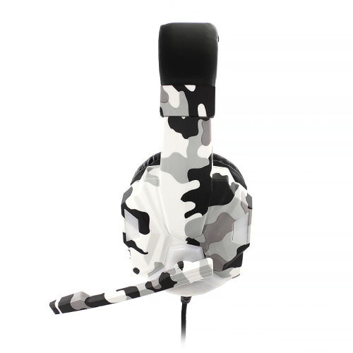 Проводная гарнитура наушники с микрофоном для геймеров SOYTO SY830MV Camouflage Grey фото в интернет магазине WiseSmart.com.ua