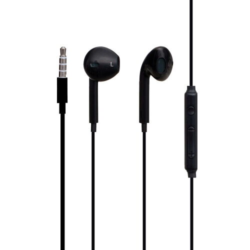 Дротові навушники вкладиші з мікрофоном Hoco 3.5 mm M55 1.2 m Black фото в интернет магазине WiseSmart.com.ua