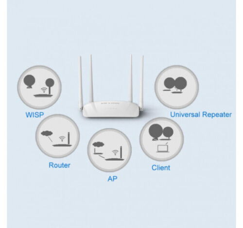Маршрутизатор LB-Link BL-WR450H WiFi Роутер для дома 4-и антенны по 5 mBi фото в интернет магазине WiseSmart.com.ua