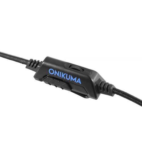Наушники Проводные с микрофоном ONIKUMA K18 1+2/3.5мм + USB Black/Blue фото в интернет магазине WiseSmart.com.ua