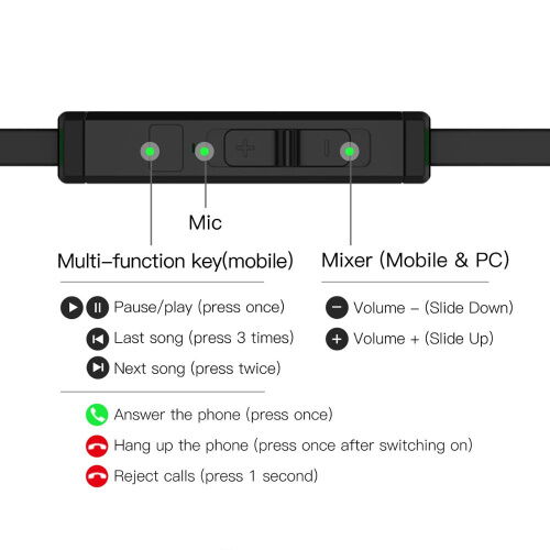 Проводные игровые наушники (1.2м) Plextone G20 Black + удлинитель 90 см и аудио адаптер 2*3.5 мм (mini-Jack) фото в интернет магазине WiseSmart.com.ua