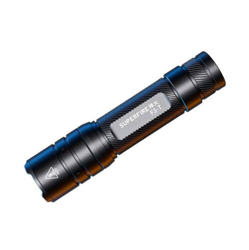 Фонарик ручной аккумуляторный SuperFire F3-T 600 Lumen IP44 Black фото в интернет магазине WiseSmart.com.ua