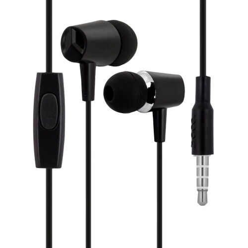 Дротові навушники вакумні з мікрофоном Hoco 3.5 mm M34 Honor music 1.2 m Black фото в интернет магазине WiseSmart.com.ua