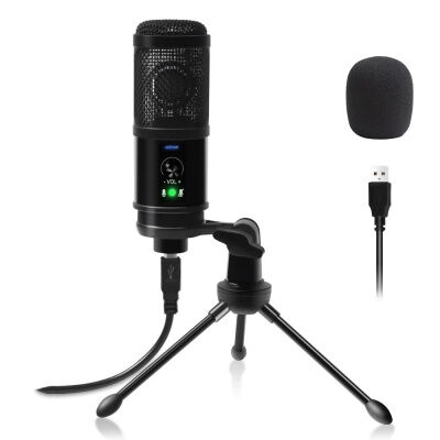 Профессиональный студийный USB микрофон Andoer BM-65 фото в интернет магазине WiseSmart.com.ua