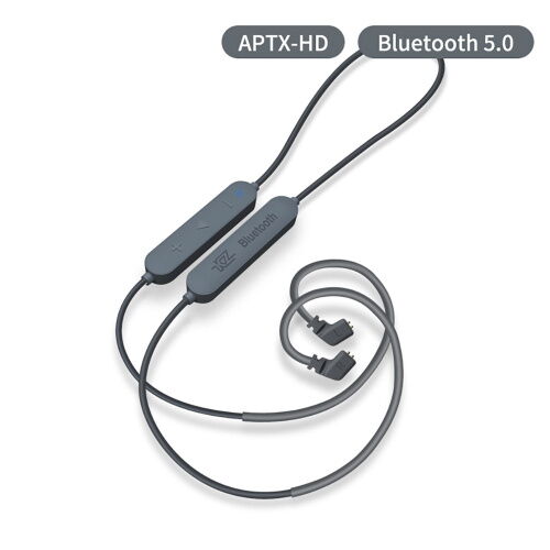 Bluetooth-адаптер KZ APTX-HD Bluetooth 5.0 cable upgrade Wire C pin Черный фото в интернет магазине WiseSmart.com.ua