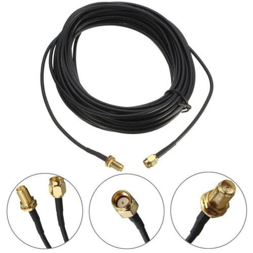 Антенный кабель - удлинитель с SMA разъемами Unitoptek PR-SMA-6 9 м фото в интернет магазине WiseSmart.com.ua