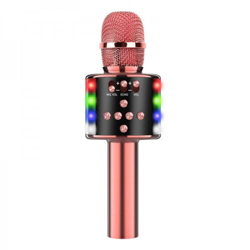 Караоке микрофон D168 Розовое Золото (238) фото в интернет магазине WiseSmart.com.ua