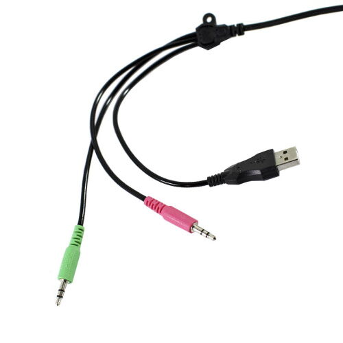 Наушники Проводные с микрофоном FOREV G10 2х3.5 мм + USB Black фото в интернет магазине WiseSmart.com.ua