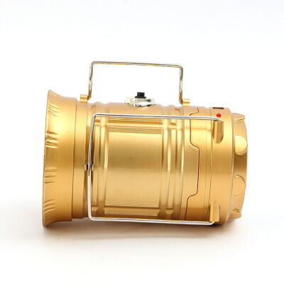 Фонарь кемпинговый RIAS CL-5800T на солнечной батарее Gold (3_01339) фото в интернет магазине WiseSmart.com.ua