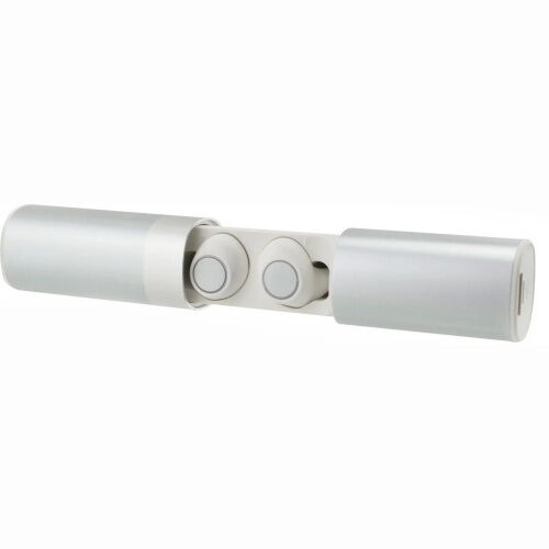 Беспроводные наушники S2 TWS с кейсом для зарядки White Silver (au090-hbr) фото в интернет магазине WiseSmart.com.ua