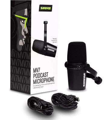 Микрофон студийный Shure MV7-K фото в интернет магазине WiseSmart.com.ua
