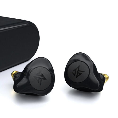 Беспроводные Bluetooth наушники KZ S2 с сенсорным управлением Черный (hpkzs2bl) фото в интернет магазине WiseSmart.com.ua