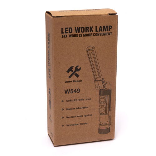 Аккумуляторный фонарик на магните LED Work Lamp W549 с красным светом 5 режимов фото в интернет магазине WiseSmart.com.ua