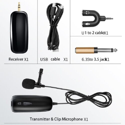 Беспроводной микрофон для телефона, смартфона петличный Nectronix WM-50, до 50 метров (6720) фото в интернет магазине WiseSmart.com.ua